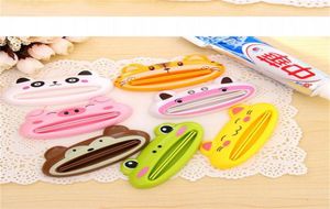 3D Cartoon Plastic Toothpaste Squeeze Animal Printed Toothbrush Tube Rolling Holder Frog Pig Shape Squeezing Bathroom Set WY462Q 19406912