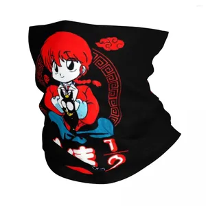 Bandanas japońskie anime ranma 1/2 manga bandana szyi gaiter narciarstwo łowieckie kobiety mężczyźni owinąć szalik