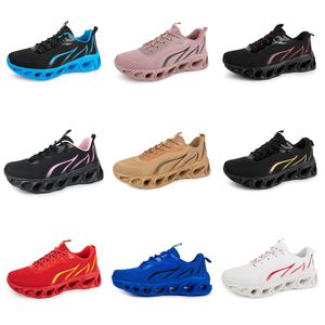 Beliebte Männer Frauen Laufschuhe GAI drei schwarz weiß lila rosa grün Marineblau leichte atmungsaktive Herren Trainer Sport Turnschuhe