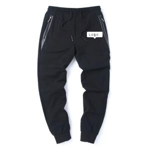 Joggpants Custom Logos Casual Jogbants Herren Jogger Neue Herbsthose Elastische Taille Baumwoll -Sweatpant für Männer schlanke Hosen