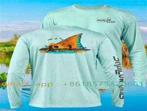 Jaquetas de caça camisa de vestuário de pesca dos homens verão camisa de pesca respirável roupas proteção uv shirts6835189