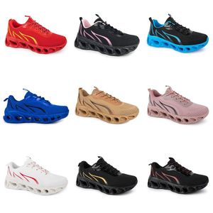 Klassische Männer Frauen Laufschuhe GAI Schwarz Weiß Lila Rosa Grün Marineblau Hellgelb Beige Fuchsia Nude Pflaume Herren Trainer Weibliche Sport Turnschuhe 18. Juni