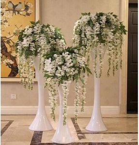 Flor de seda artificial flor glicínia videira rattan para o dia dos namorados casa jardim el casamento Decoration1412543