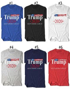 Homens Mulheres Camiseta Donald Trump 2020 Mantenha a América Grandes Letras Impressas ONeck Manga Curta Moletom EUA Eleição Casual Top Tees 2924208