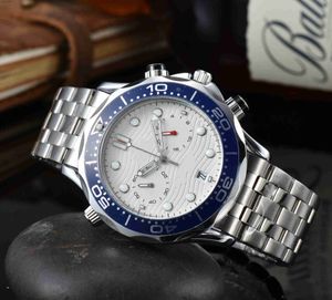 мужские часы часы высокого качества дизайнерские часы 42 мм O M G кварцевый стальной ремешок роскошные часы резиновый ремешок дизайнерские часы мужские сетчатый ремешок волновые часы