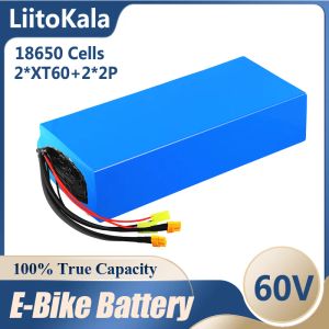 Liitokala 60V Ebike Pil 20AH 30AH 40AH 50AH Lityum İyon Pil Elektrikli Bisiklet Pili 60V Elektrikli Scooter Pil 50abms