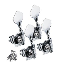 Bass Open Style Tuning Pegs Key Machine Heads Guitar Accessories for Fender JB Replacement Silver7969054