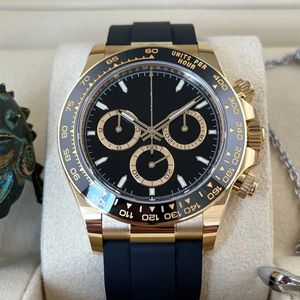 lemans Мужские часы DAYTONAs DHgate 40 мм автоматические 2813 часы с муассанитом сапфировые дизайнерские часы из нержавеющей стали 904L циферблат с пандой Наручные часы U1