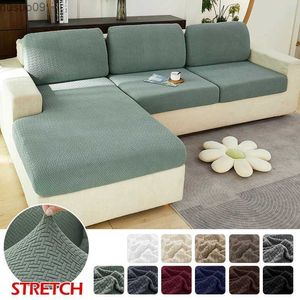 Stolskydd Jacquard Sofa Seat Cushion Cover Furniture Protector SOFA Cover för vardagsrum tvättbara stretch soffor täcker soffa slipcovers