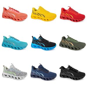 men women running shoes GAI black white purple pink green navy blue light yellow Beige Nude plum mens trainers Female sports sneakers jun20