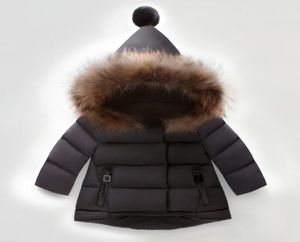 ragazze giacche invernali bambini pelliccia con cappuccio piumino parka cappotto bambini ragazza spessa tuta sportiva tuta da neve abbigliamento bambino vestiti di Natale1478509