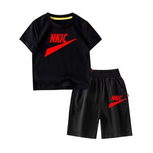 Sommer neues Kinder-T-Shirt-Set für Jungen und Mädchen, Sommer-Kinder-T-Shirt, Shorts, Sport, kurzärmelige Freizeitkleidung für Kinder im Alter von 1–13 Jahren