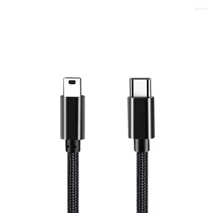 Multiple Length Type-C To Mini USB Charging Cable Cord Support Data Transmission