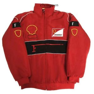 F1 Formel One Racing Jacket Autumn and Winter Full Embroidered Logo Cotton Clothing Spot Sales 351 806