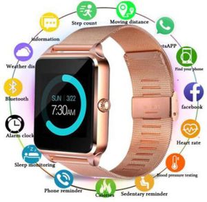 Inteligentny zegarek Smart Watch 154 -calowy ekran kolorowy Krok Sen Monitorowanie Snu Curek Smart Wear Card Bluetooth Watche sportowe dla IPHO2282740