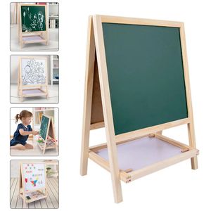 Stojak Chalk Board Znak składany dwustronne pisanie usuwającego malarstwo podwójne rysowanie Blackboard Child 240227