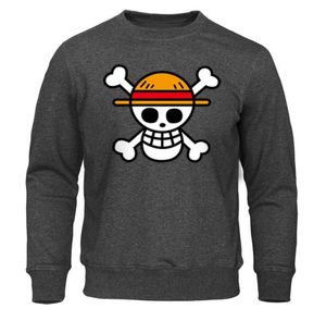 Men039s Hoodies Sweatshirts One Piece Cartoon Print Hoodie 2021 Autumn Men Japan Anime Luffy Harajuku Mens Sportswear Pullove4971560