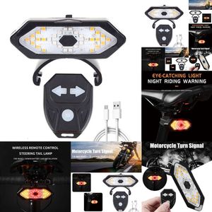 New Amber LED Motorcycle Turn Signals Running Water Flashing Signal Rear Indicator Motorbike Lamp Blinker Lights Accessories N8s3 New