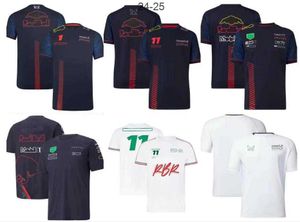 قمصان الرجال الجديدة F1 Formula One T-Shirt Summer Team Shirt Shirt نفس التخصيص