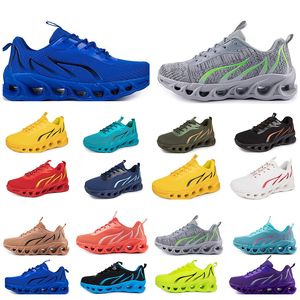 Spring Men Women Shoes Running Shoes Fashion Sports Lämpliga sneakers Leisure Lace-up Color Black White Blocking Antiskid Big Size Gai 22