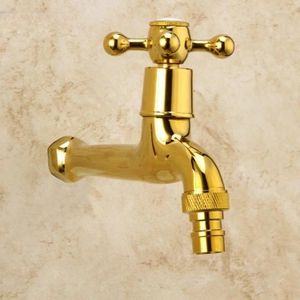 Bathroom Sink Faucets Antique Faucet Plum Blossom All Copper Extended Washing Machine Mop Single Cooling Into Wall