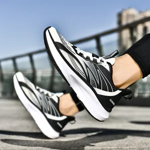 2024 Löpskor för män sneakers mode svart vit blå grå herrtränare gai-14 utomhus sko storlek 39-45