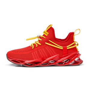 Designer di scarpe da corsa Buoni uomini Donne Red Blue Orange129 Allenatori neri Aumenta le scarpe da ginnastica Sports Gai Dimensione 36-47