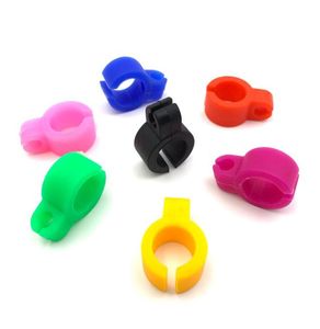 Silicone Cigarette Holder Blunt Joint Cigarillo Cigar Rolling Paper Cone Finger Ring Regular Size Smoking Tools Accessories8957827