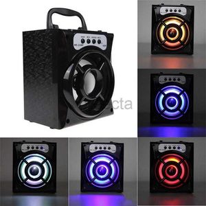 スピーカーポータブルMS-132BTミニポータブルワイヤレスBluetooth Square Speaker Support FM Radio Shinning TF/Micro SD Card Music DHL Fedex 240304