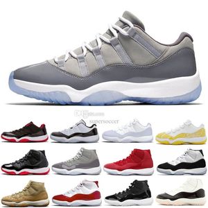 11 11s Low High Men Basketball Shoes Sneakers White Concord Cherry Cool Grey Space University Blue Red Mens Womens Sports Outdoor Trainers Sneakers