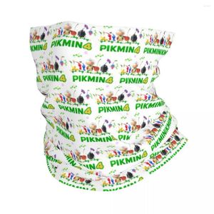 Bandanas estratégia videogames pikmin bandana inverno pescoço mais quente feminino à prova de vento envoltório rosto cachecol para esqui desenhos animados animação gaiter bandana