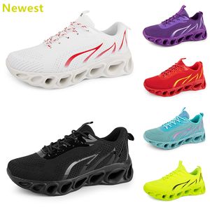 2024 vendita calda scarpe da corsa uomo donna bianchi navy crema rosa nero viola grigio scarpe da ginnastica sneakers colore traspirante 30 GAI