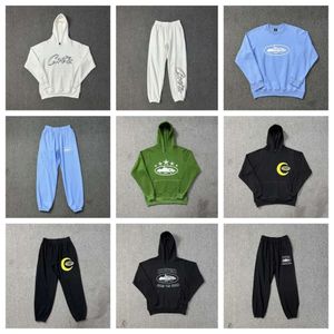 Cortiez Erkek Hoodies Sweatshirts Lüks Cortez Kuralı Dünya Korteize Gri Kıyafet İngiltere Sokak Moda 1: 1 En Kalite Şeytan Islan Hoodie Jogging Pants SJ