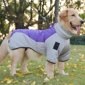 Rompers Golden Labrador Retriever Highneck温水犬ジャンプスーツのオーバーオール