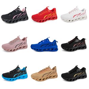 uomini popolari da donna scarpe da corsa sei gai black piattaforma di scarpe da uomo allenatore da uomo sport sneakers che cammina all'aperto