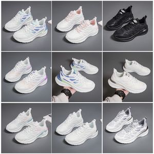 2024 Nuovi uomini Donne Scarpe da donna Escalking Running scarpe pianeggianti morbida Sole Bianco Bianco Pink Bule Sports Sports Z317 Gai