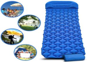 Utomhus TPU MAT -läger Uppblåsbar Sleeping Self uppblåst Pad Air Cushion Camping med kuddmadrass X245D Bags4120352