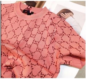 22SS Tasarımcılar Yüksek Moda Kadın Tişörtleri Örgüler Kısa Kollu Kazak Mektup Jacquard G Konforlu İnce Kaliteli Tasarım Kadınlar T S1014023