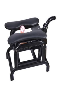 Sexig stol möbler vibratorer leksaker för kvinnor män par 18 vuxna spel dildo 20 cm teleskopisk metall ram sexhop masturbator2385803