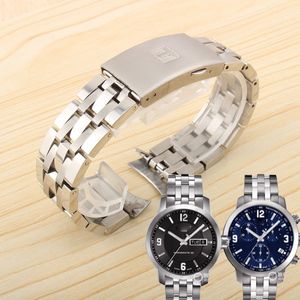orologio mamimi alta qualità 19mm 20mm PRC200 T17 T461 T014430 T014410 cinturino parti dell'orologio striscia maschile acciaio inossidabile solido bracele2175