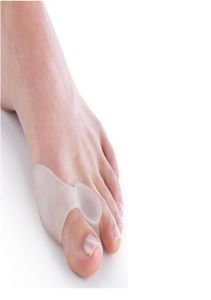 Separador de dedos em gel para joanetes, 2 pares e 4 peças, facilita a dor nos pés, hálux valgus, almofada, espalhador de dedos dos pés, cuidados com os pés to9648090
