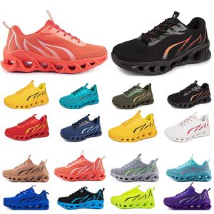 spring men women shoes Running Shoes fashion sports suitable sneakers Leisure lace-up Color black white blocking antiskid big size GAI 91