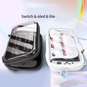 Fall synlig väska fodral för Nintendo -enheter Nitendo Swich Portable Estuche Nintendo Switch Acessory Clear Fonda OLED Swtich