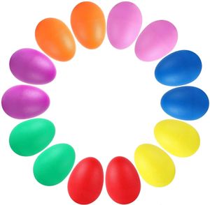 20pcs بيض الإيقاع الموسيقي Maracas Shakers Maraca Shaker Kids Hattle Gift for Child 240226