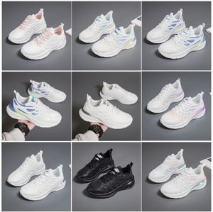 Yaz Tasarımcı Ürünü Çalışıyor 2024 Erkekler İçin Yeni Kadın Moda Spor Kekiği Beyaz Siyah Gri Pembe Mesh-076 Yüzey Kadın Açık Hava Spor Eğitmenleri Sneaker 18 S