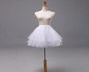Siyah Çocuklar Petticoats Düğün Gelin Aksesuarları Yarım Kayma Küçük Kızlar Crinoline 22cm 35 cm 45 cm çiçek kız resmi elbise und8056540