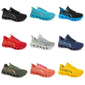 men women running shoes GAI black white purple pink green navy blue light yellow Beige Nude plum mens trainers Female sports sneakers jun24