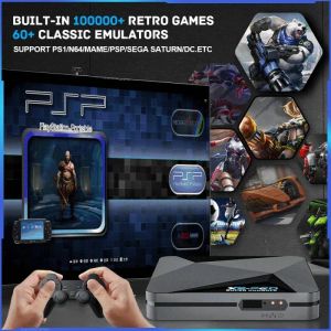 Consoles Super Host X2Pro Home Electronic Game Console Três sistemas One Game Setpop Box Buildin 100000 Classic Games Supondo TV