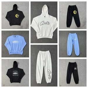 Cortiez Erkek Hoodies Sweatshirts Lüks Cortez Kuralı Dünya Korteize Gri Kıyafet İngiltere Sokak Moda 1: 1 En Kaliteli Şeytan Islan Hoodie Jogging Pants Akz