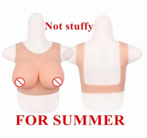 BCDEG Cup For Cool Summer Not Stuffy Silicone Breast Forms Artificial Fake Boobs For DragQueen Transgender Shemale Crossdresser2167528